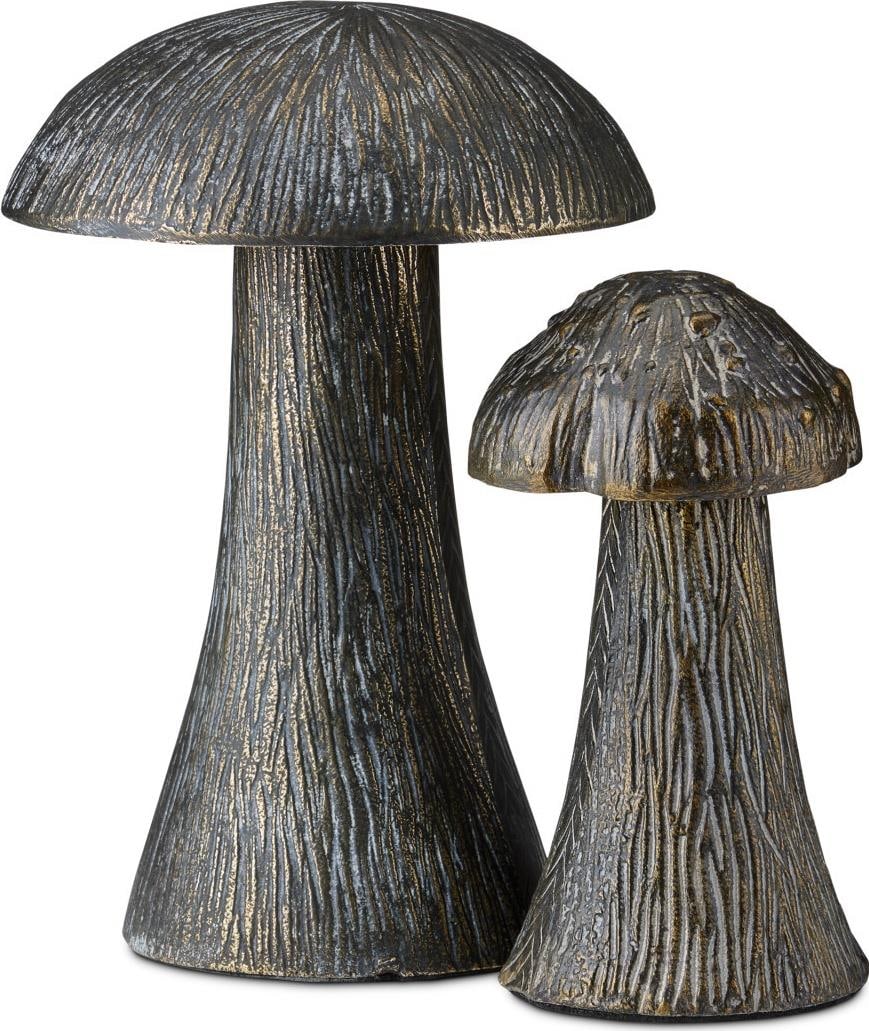 Currey Porcino Brass Cast Aluminum Pair 10H 7W 7D (1 of 4)