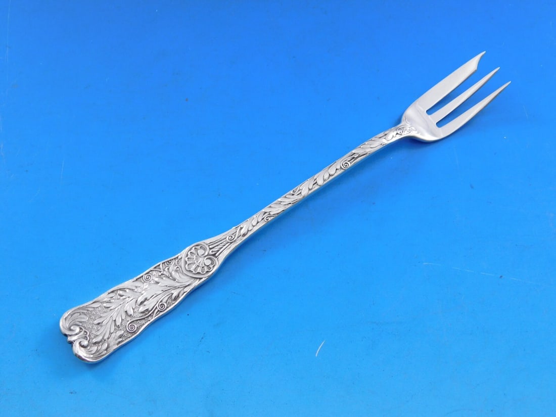 Gorham St Cloud Vintage Sterling Silver Cocktail Fork 5 3/4" (1 of 5)