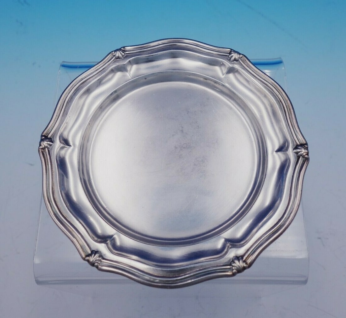 Siam of Peru Sterling Silver Coaster 4 Inch Diameter #3023-9168 (1 of 5)