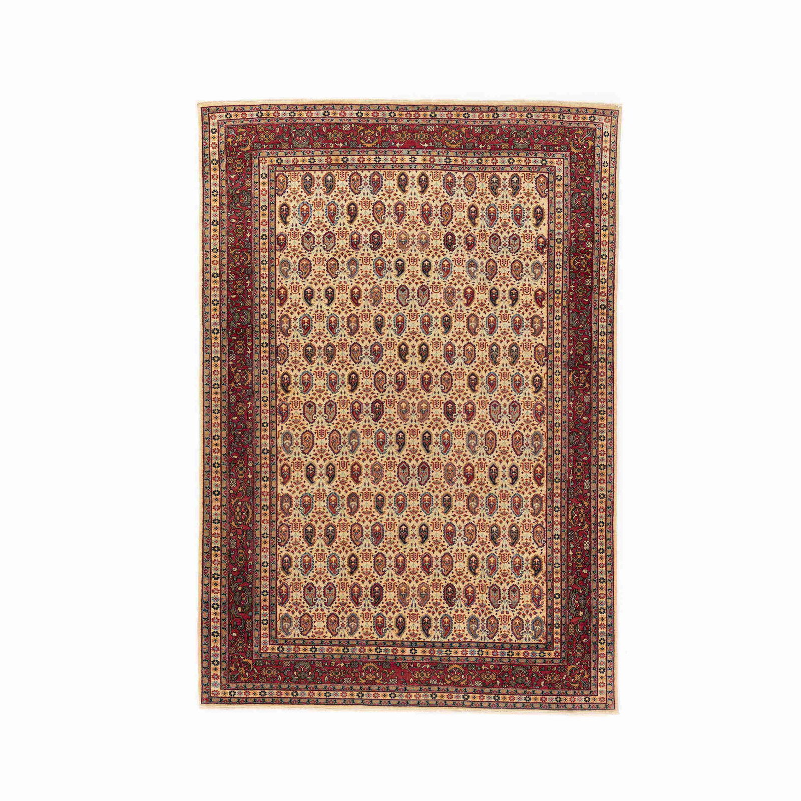 Authentic Handmade Hereke Carpet Wool on Cotton 64.2 x 94.1 Inches (1 of 8)
