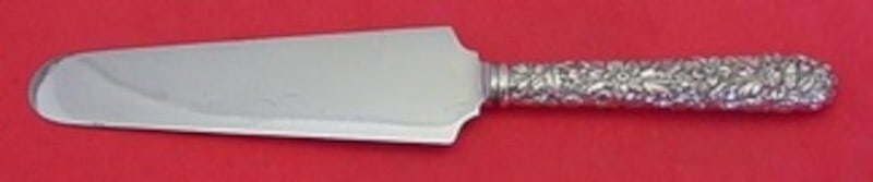 Kirk Repousse Sterling Silver Cake Server 10 3/8 Inch Hollow Handle (1 of 2)