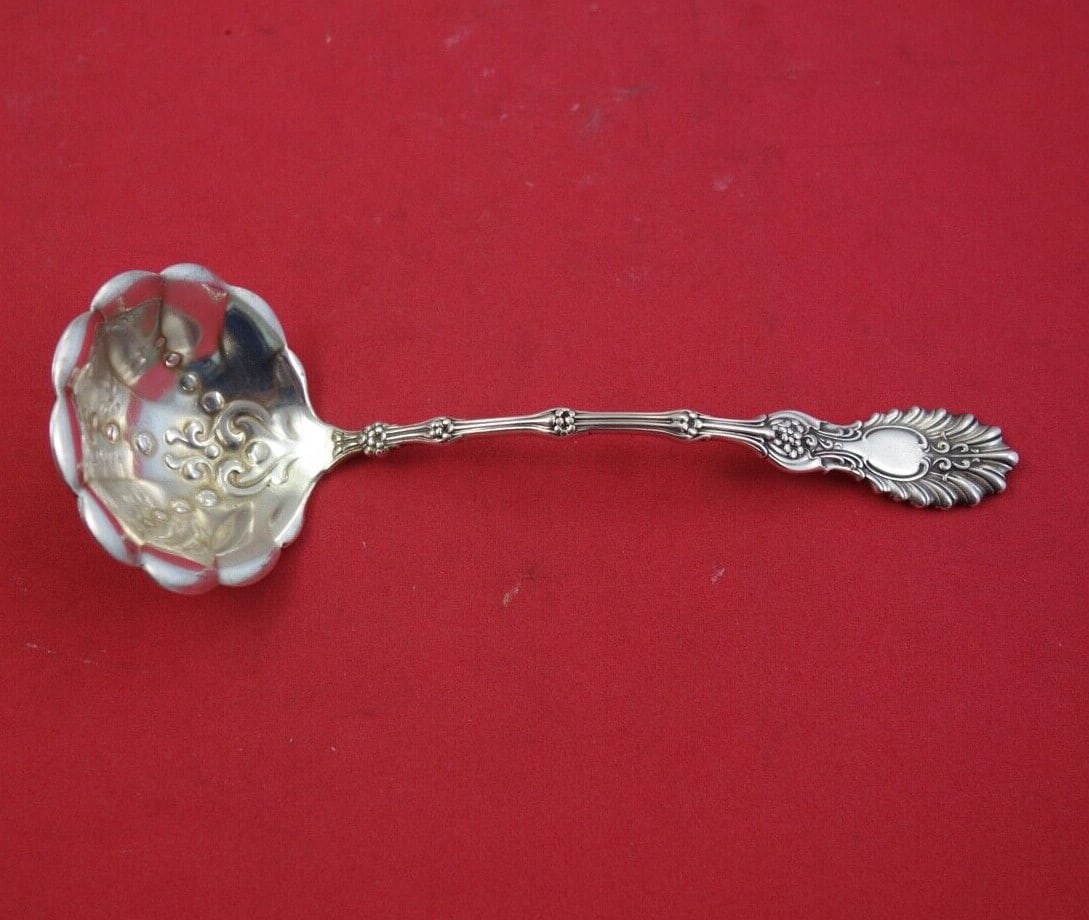 Whiting Radiant Sterling Silver Sauce Ladle 5 3/8 inches (1 of 2)
