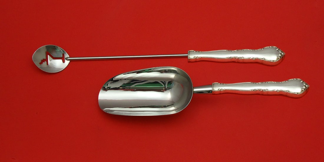 Lunt Mignonette Sterling Silver Bar Set 2pc Custom Made Hostess Gift (1 of 1)