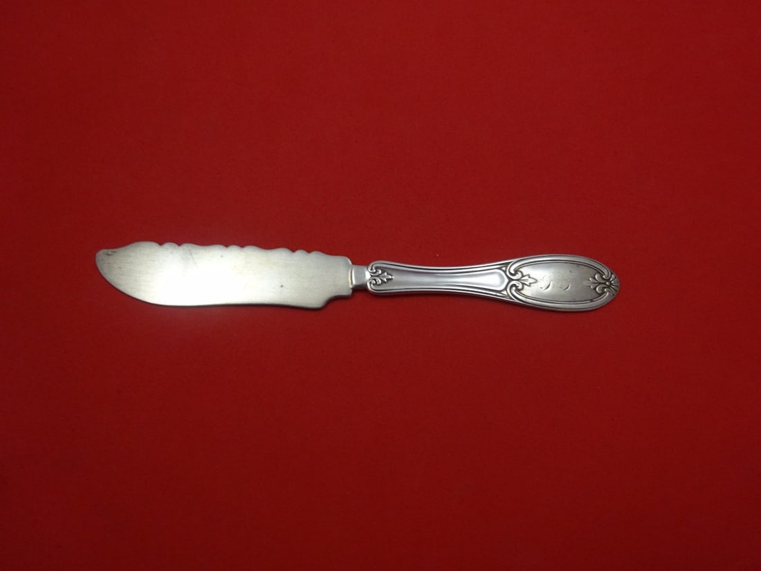 Cottage Pattern Master Butter Knife by Joseph Seymour Sterling Silver 7 1/4" (1 of 2)