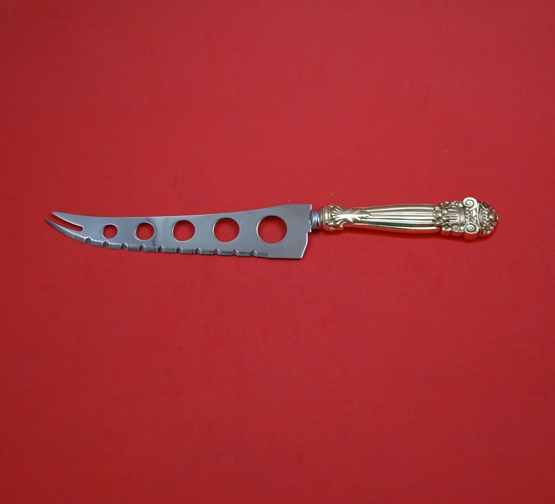Towle Georgian Sterling Silver Charcuterie Knife 9 3/4 Custom Made: Towle Georgian Sterling Silver Charcuterie Knife 9 3/4 Custom Made This Georgian by Towle large charcuterie knife is an exquisite addition to your dining experience. Measuring 9 3/4" in length, it fea