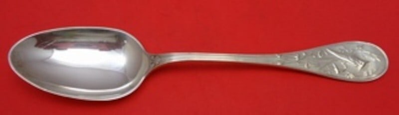 Tiffany & Co Audubon Sterling Silver Serving Spoon 8 5/8 Inches (1 of 2)