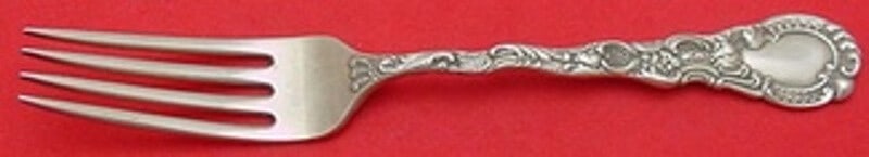 Durgin Louis XV Sterling Silver Dinner Fork 7 3/4 Antique Flatware (1 of 2)