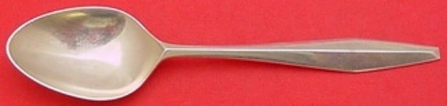Rare Reed and Barton Diamond Sterling Silver Soup Spoon 6.75" (1 of 2)
