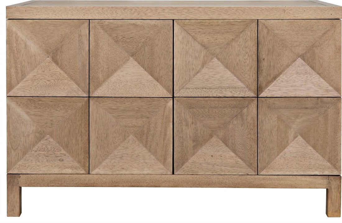 Noir Washed Walnut Quadrant Sideboard French Style Furniture (1 of 7)