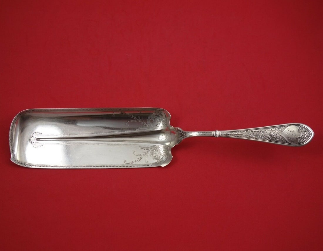 Gorham Sterling Silver Crumber 13" Raphael Pattern Monogrammed (1 of 2)