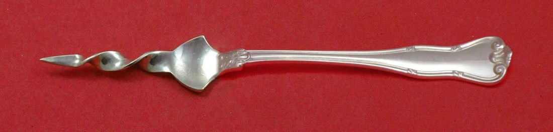Tiffany & Co. Provence Sterling Silver Twisted Butter Pick 5 3/4": Tiffany & Co. Provence Sterling Silver Twisted Butter Pick 5 3/4" This exquisite butter pick is a custom-made piece from the renowned Tiffany & Co. Crafted from high-quality sterling silver, this item
