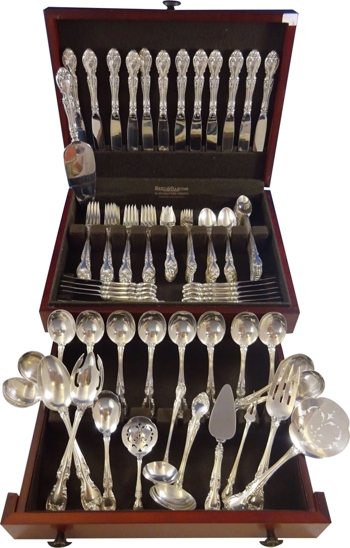 Gorham Melrose Sterling Silver Flatware Service for 12 119 Pieces (1 of 12)