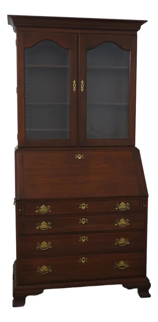 Chippendale Style Cherry Secretary Desk Model 6001 by Virginia Galleries (1 of 10)