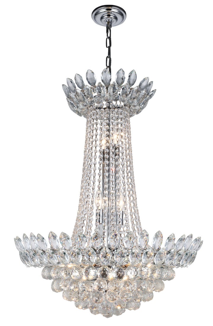 Elegant Lighting Vesper 13-Light Chrome Pendant Chandelier 32 inch (1 of 2)