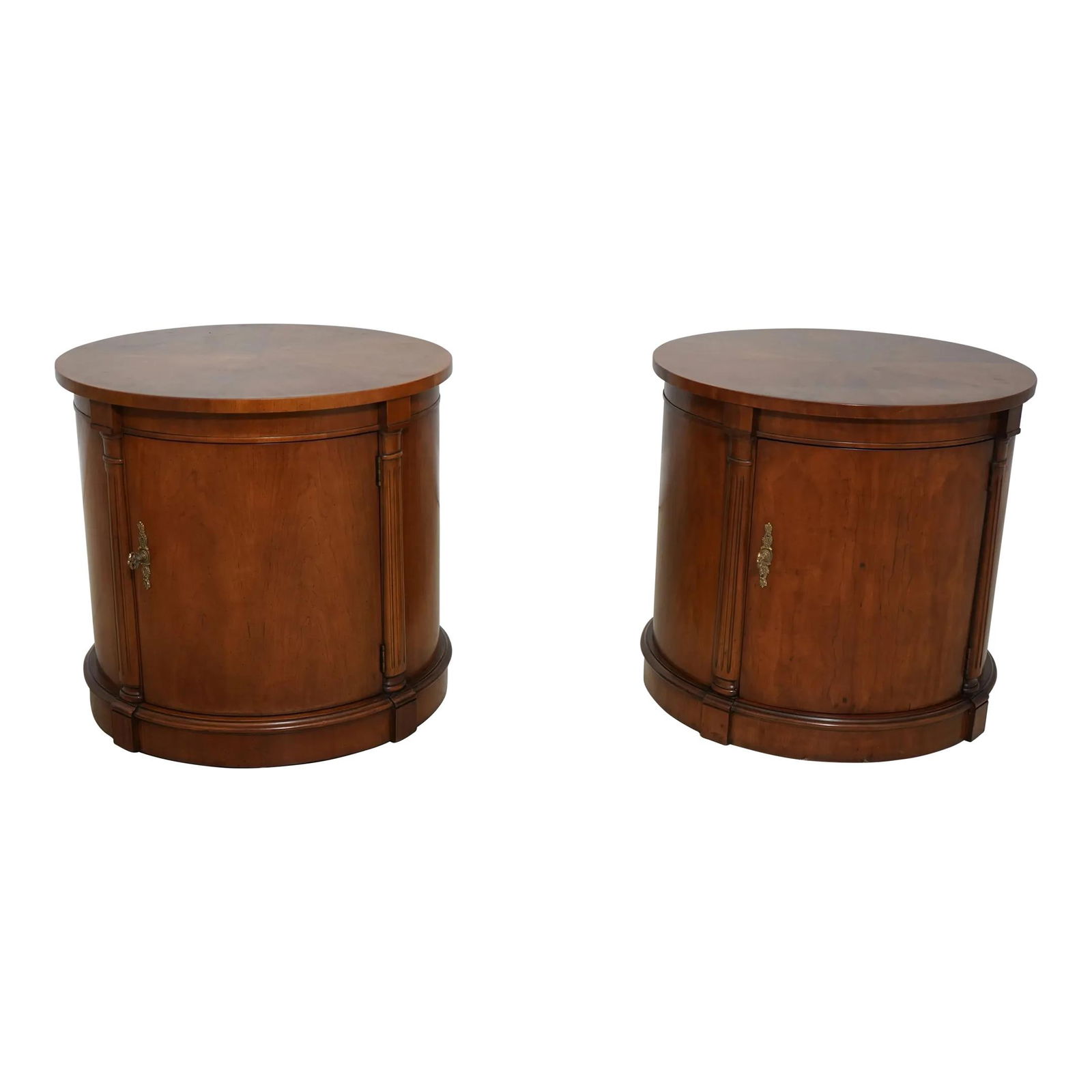 Pair of Kindel Cherry Wood Regency Lamp Tables (1 of 10)