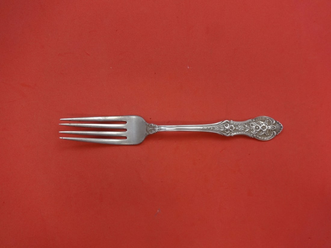 International Sterling Silver Springtime Dinner Fork 7 7/8" (1 of 1)