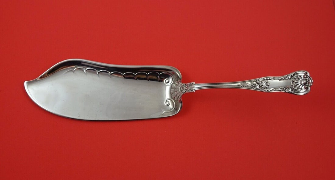 Gorham New Queens Sterling Silver Fish Server 11 Inch Serving Piece (1 of 2)
