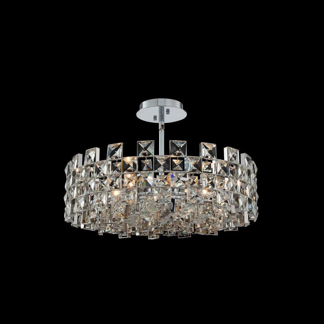 Kalco Firenze Crystal Pendant Light Contemporary 15H 22W 22D Indoor (1 of 1)