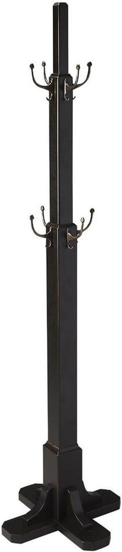 Butler Webster Coat Rack Tree Black Licorice Craftsman Style 68.5H (1 of 1)