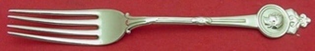 Gorham Medallion Sterling Silver Breakfast Fork 6.25" 1850-1899 (1 of 1)