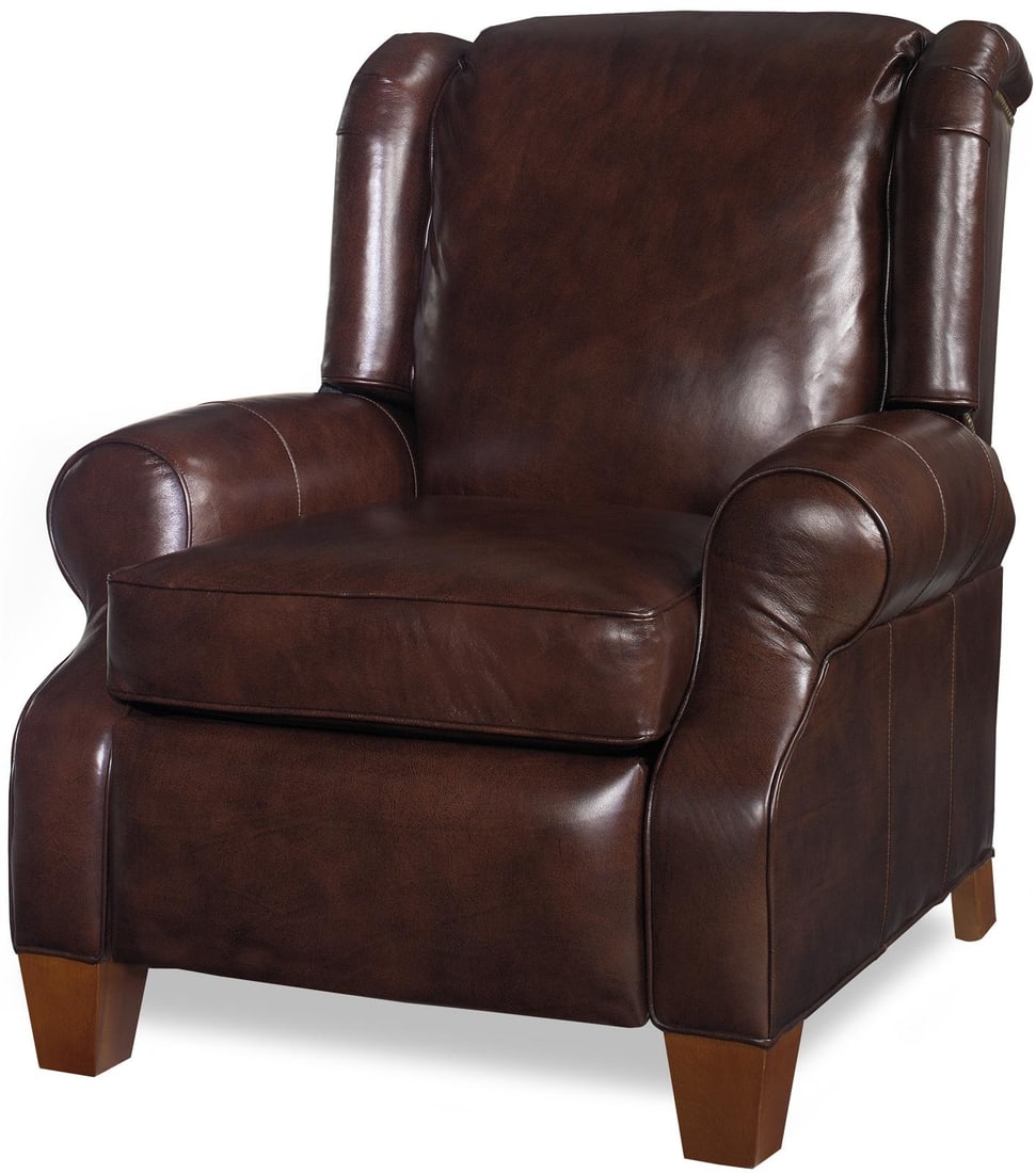 Handcrafted USA Leather Recliner in English Traditional Style (1 of 1)