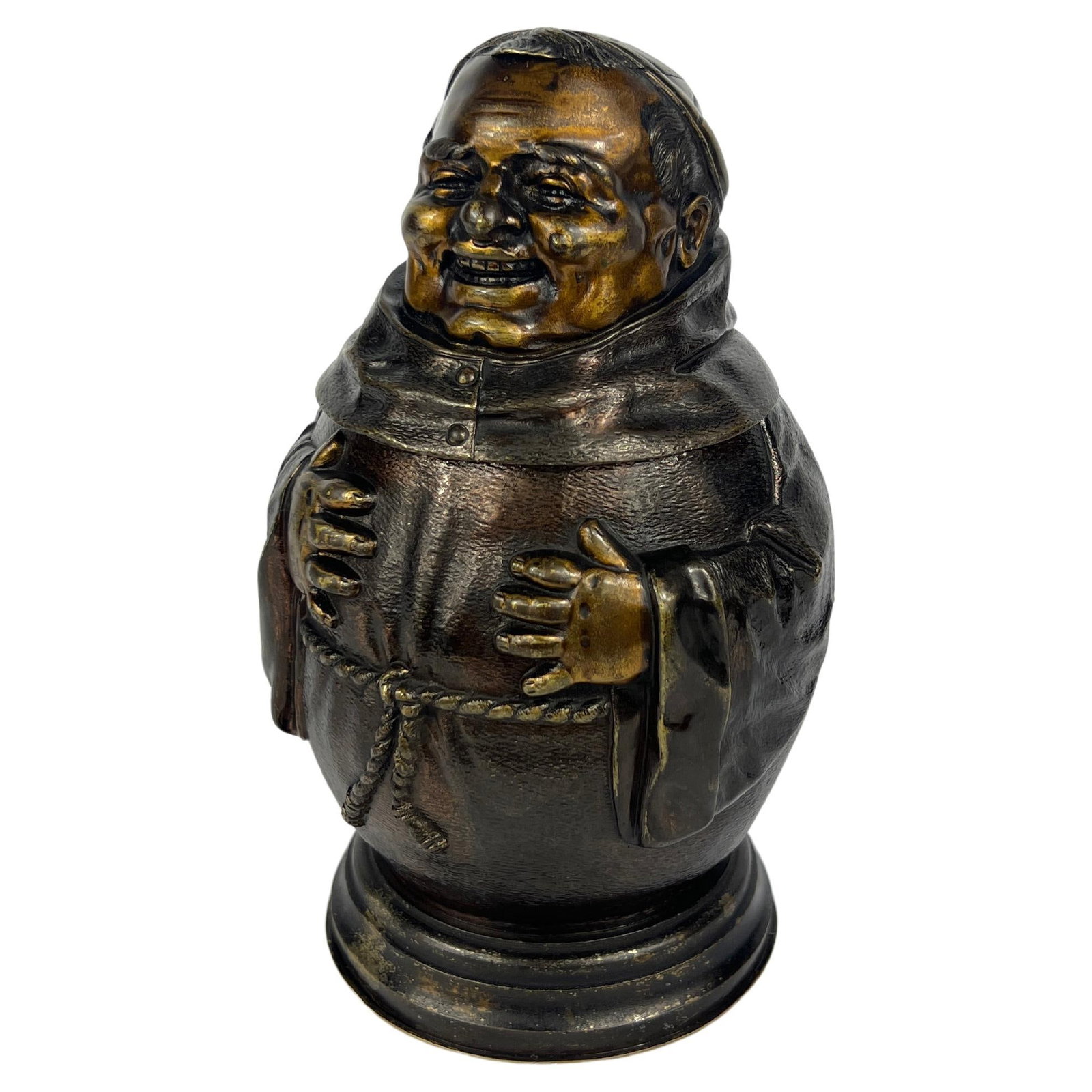1881 Edward VII Bronze Monk Inkwell and Humidor for Admiral Glyn (1 of 13)