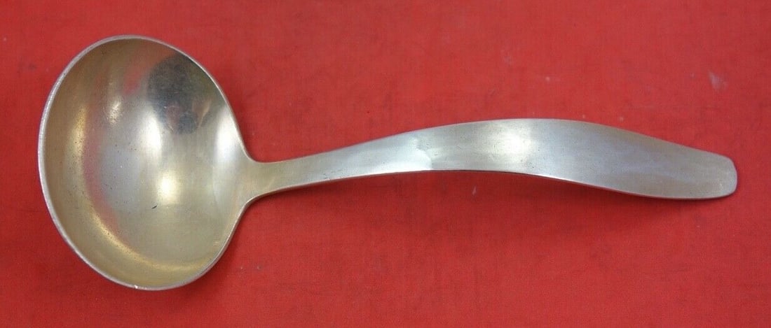 Allan Adler Swedish Modern Sterling Silver Gravy Ladle 6 3/4 Inches (1 of 2)