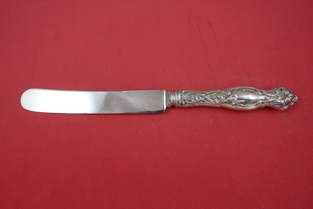 International Frontenac Sterling Silver Dinner Knife 10 Inch Blunt Blade (1 of 2)