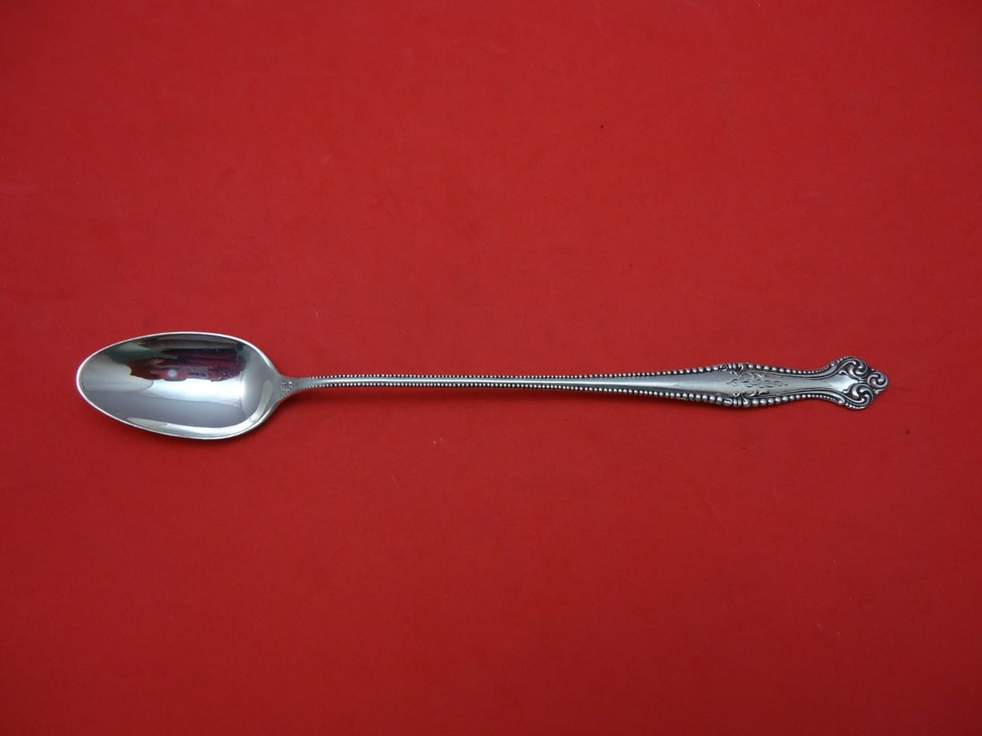 Towle Canterbury Sterling Silver Serving Spoon 8 3/8 inches Monogrammed (1 of 1)