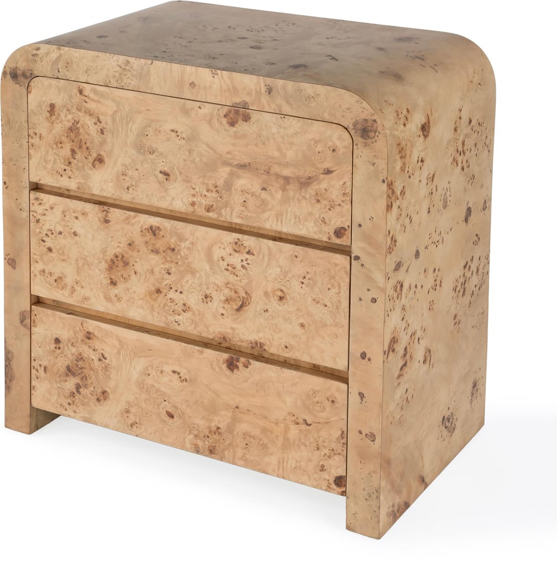 Butler Cora Mid-Century Modern Chest Light Burl Finish (1 of 9)