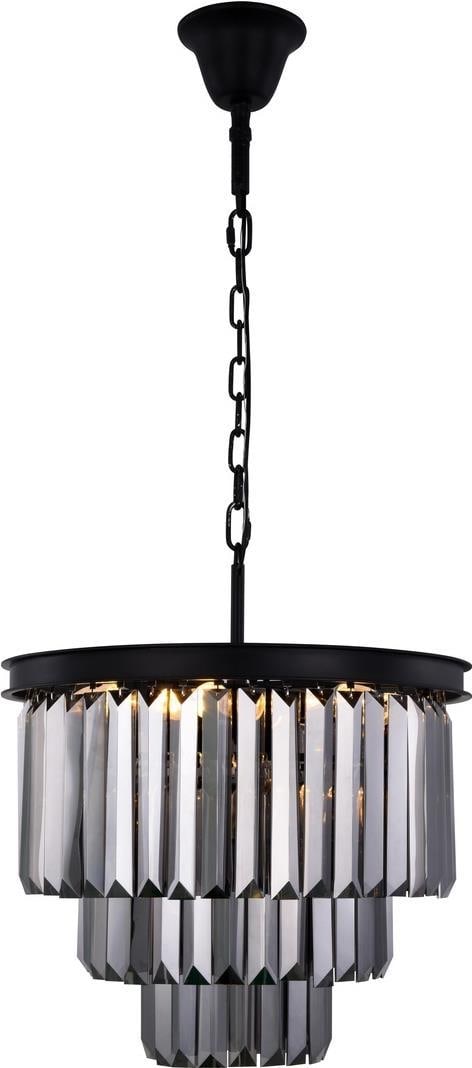 Sydney Pendant Light Finish with Royal-Cut Crystal Accents: Sydney Pendant Light Finish with Royal-Cut Crystal Accents Introducing the Sydney Pendant, a stunning blend of modern elegance and vintage style. This exquisite pendant light features a matte black fi