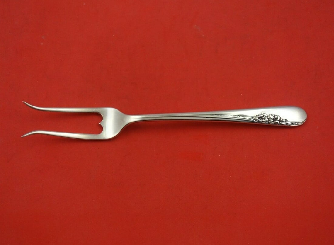 International Sterling Silver Blossom Time Splayed Server 7 1/8" (1 of 3)