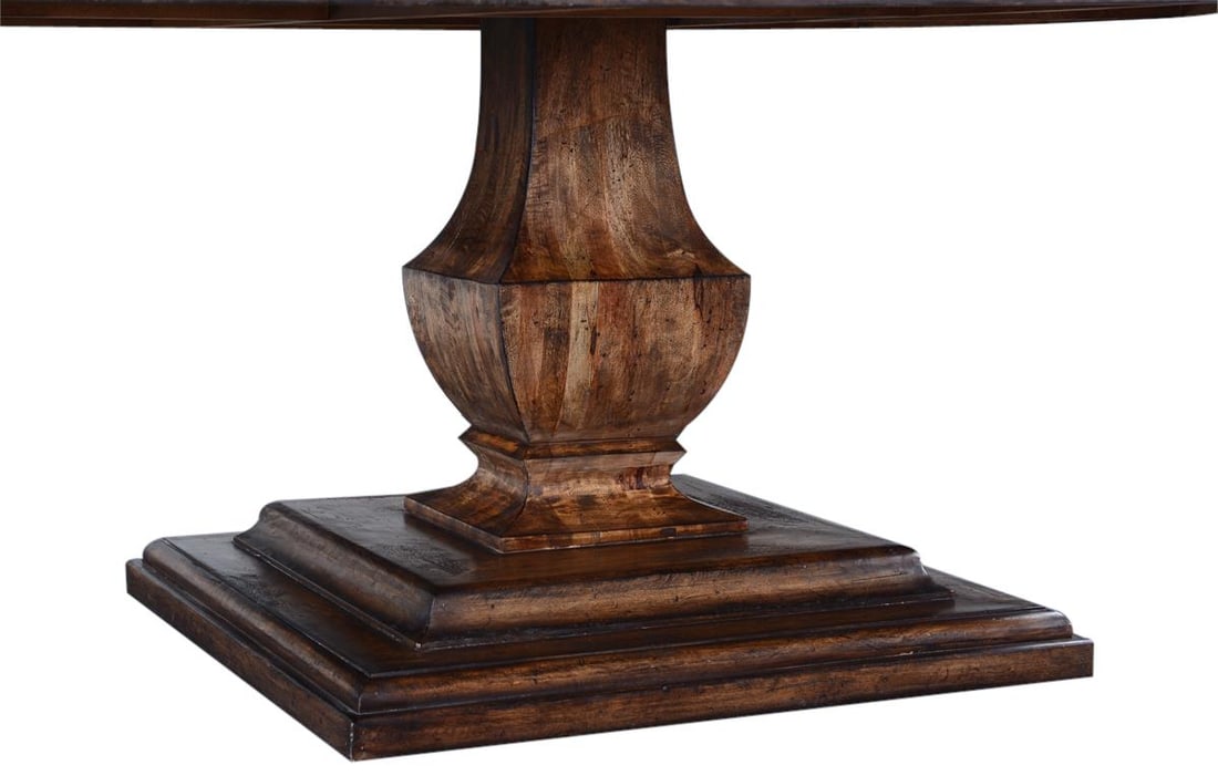 Philippe Rustic Pecan Wood Dining Table Italian Tuscan Style (1 of 2)