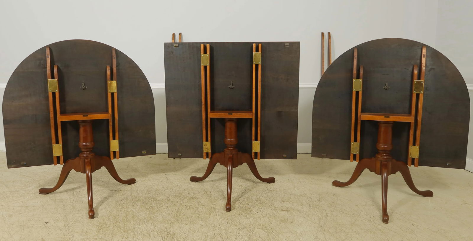 Eldred Wheeler Solid Cherry 3 Part Banquet Dining Table - 3