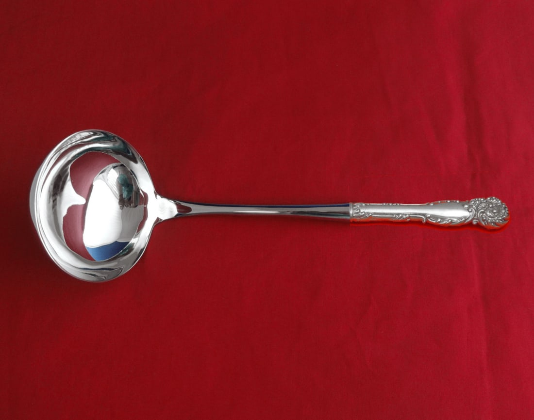 Reed & Barton La Reine Sterling Silver Soup Ladle 10 1/2" Custom Design (1 of 2)
