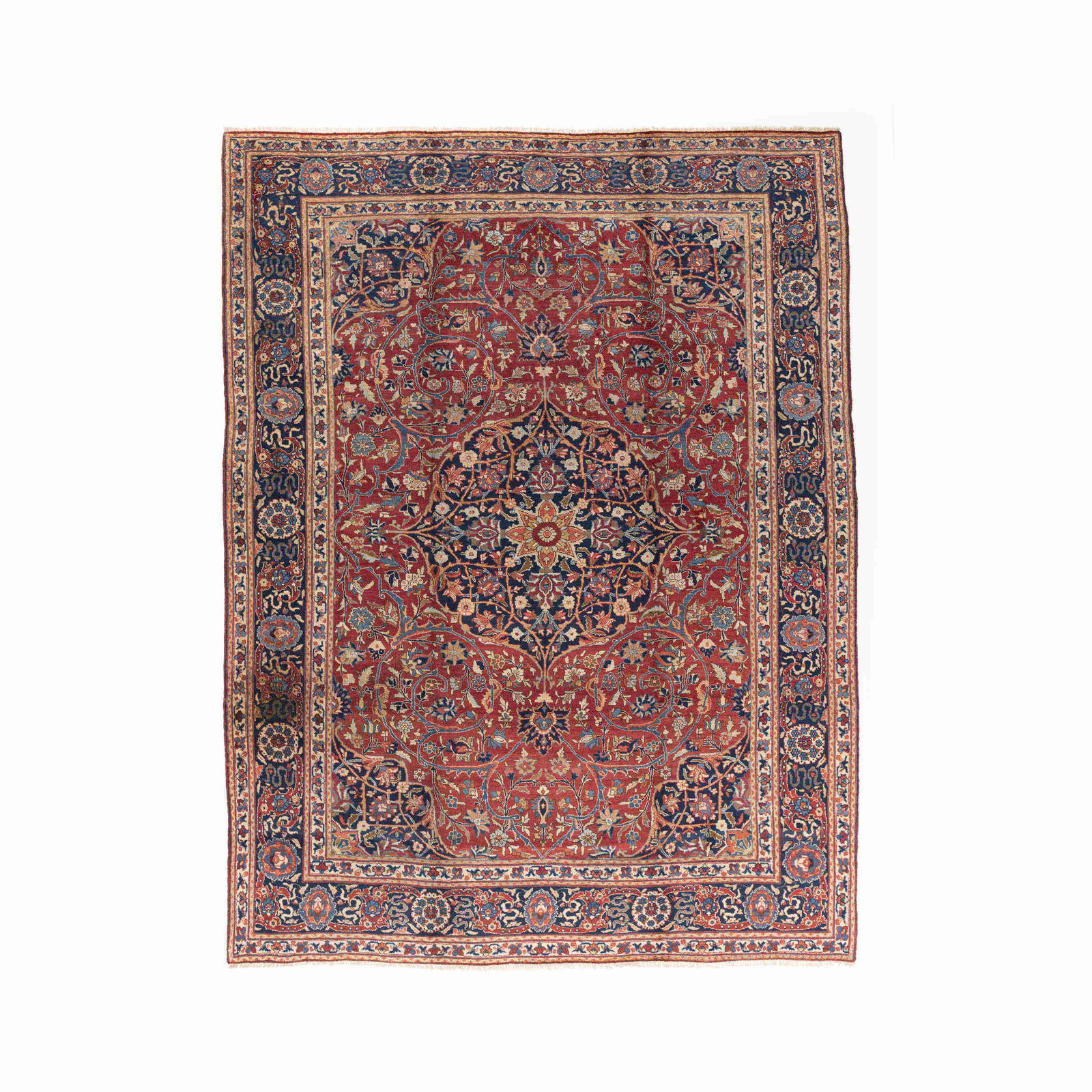 Handmade Sivas Wool Carpet 118.9 x 159.1 Inches (1 of 8)