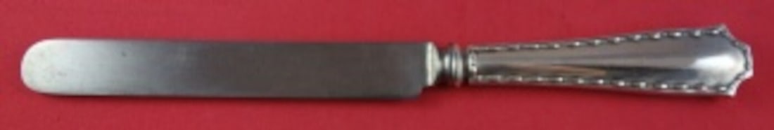 Tiffany & Co Marquise Sterling Silver Dinner Knife 10 1/4": Tiffany & Co Marquise Sterling Silver Dinner Knife 10 1/4" This exquisite Marquise dinner knife by Tiffany & Co. features a stunning sterling silver hollow handle complemented by a blunt stainless ste