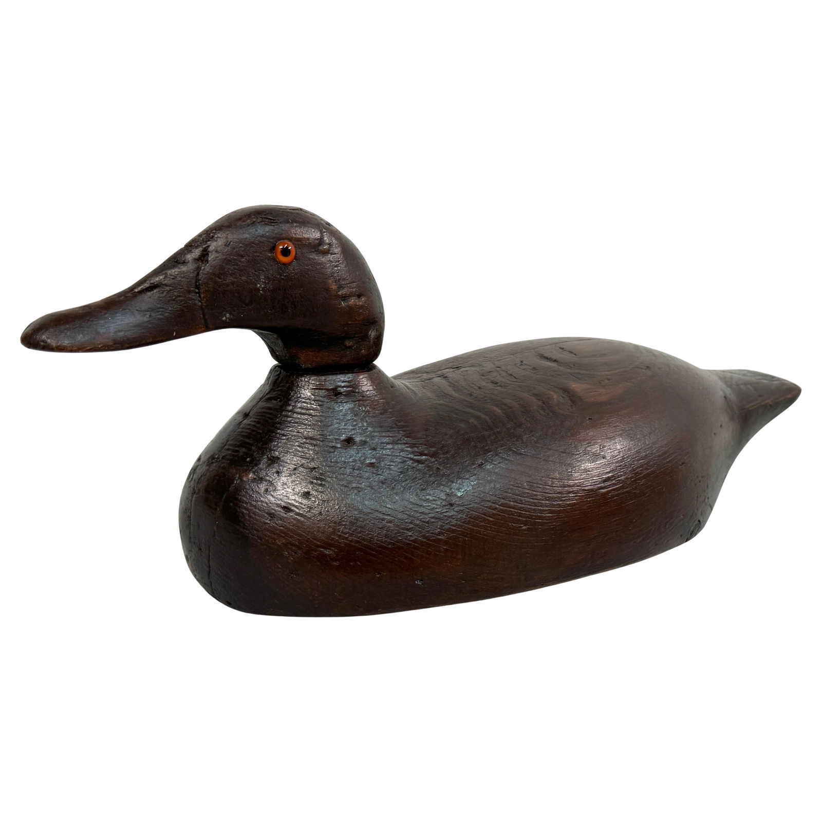 Antique Canvasback Duck Decoy Signed C.A. Locart J.G. Folk Art 1900s (1 of 18)