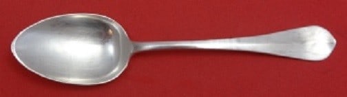 Porter Blanchard Roosevelt Sterling Silver Serving Spoon 9.5": Porter Blanchard Roosevelt Sterling Silver Serving Spoon 9.5" This exquisite 9 1/2" vegetable serving spoon showcases the elegant Roosevelt pattern by renowned maker Porter Blanchard. Crafted from hig