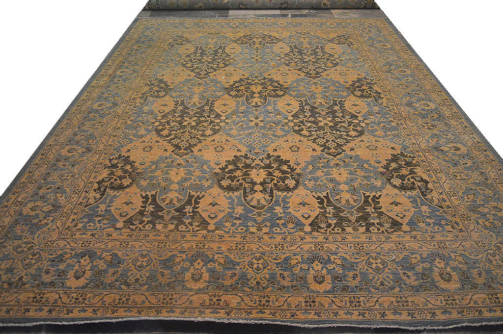 Chobi Peshawar Handmade Wool Area Rug 9 x 12.1 Pakistan (1 of 7)