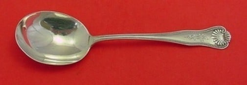 Frank Smith Newport Shell Sterling Silver Soup Spoon 7" Monogrammed (1 of 2)