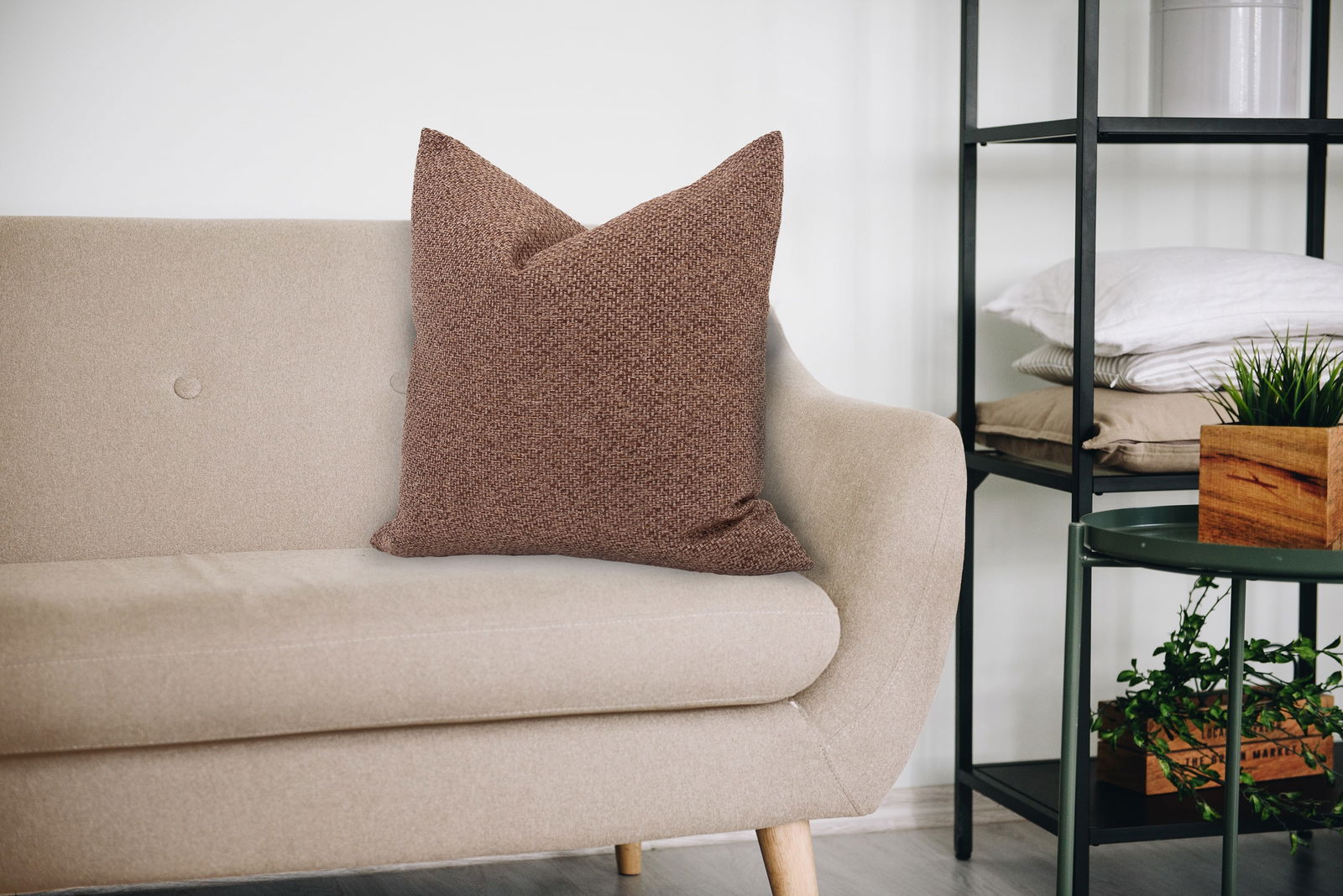 Howard Elliott Chocolate Brown Hand-Finished Square Pillow 24x24: Howard Elliott Chocolate Brown Hand-Finished Square Pillow 24x24 Enhance your living space with this Hand-Finished Panama Pillow in a rich chocolate brown color. This transitional-style pillow feature