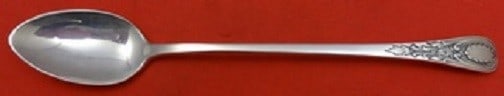 Tuttle Sterling Silver Windsor Castle Iced Tea Spoon 7 1/4 inches: Tuttle Sterling Silver Windsor Castle Iced Tea Spoon 7 1/4 inches This exquisite iced tea spoon, part of the Windsor Castle pattern by Tuttle, is crafted from high-quality sterling silver. Measuring 7