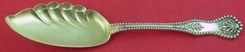 Dominick & Haff Charles II Sterling Silver Jelly Knife Fluted 8 Inch (1 of 2)