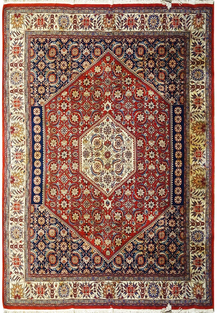 Handmade 8' x 10' Fine Silky Wool Bijar Rug 240 KPSI (1 of 10)