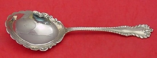 Dominick & Haff Mazarin Sterling Silver Serving Spoon Rococo 8 7/8" (1 of 2)