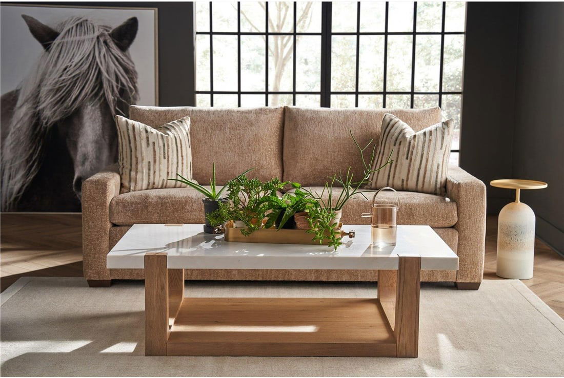 Universal Ellis Modern Cocktail Table 56 x 30 Inches (1 of 3)