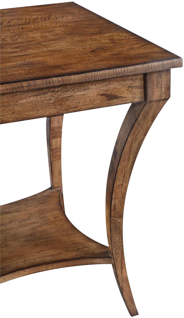 Bendale Rustic Pecan Solid Mango Square Lamp Table (1 of 4)