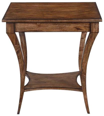 Bendale Rustic Pecan Solid Mango Square Lamp Table - 3