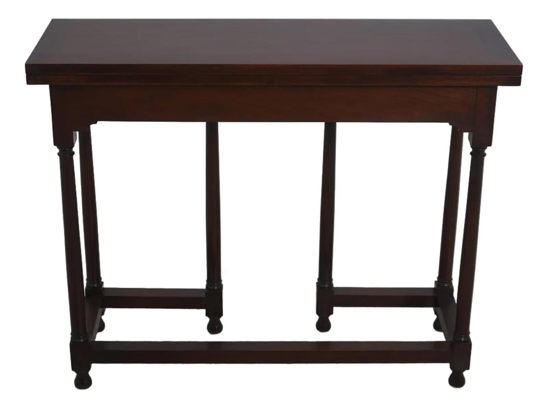 Stickley CW-141 Colonial Williamsburg Mahogany Flip Top Hall Table (1 of 10)